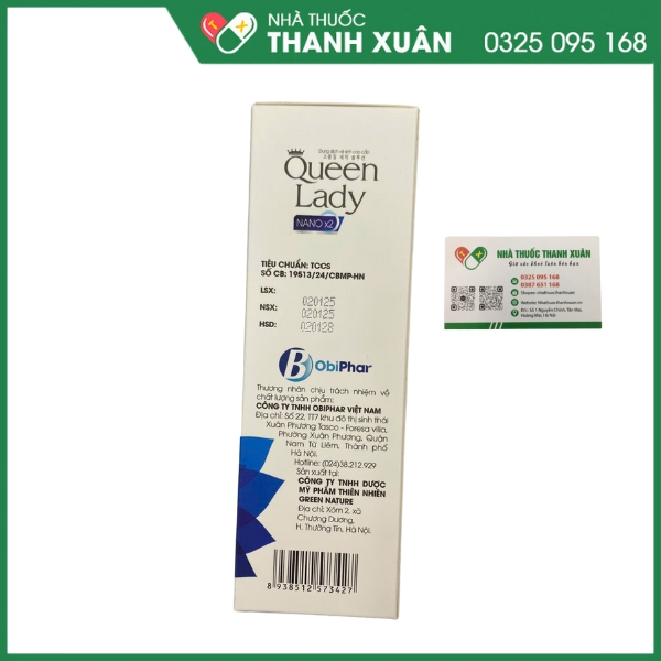 Dung dịch vệ sinh cao cấp tạo bọt Queen Lady